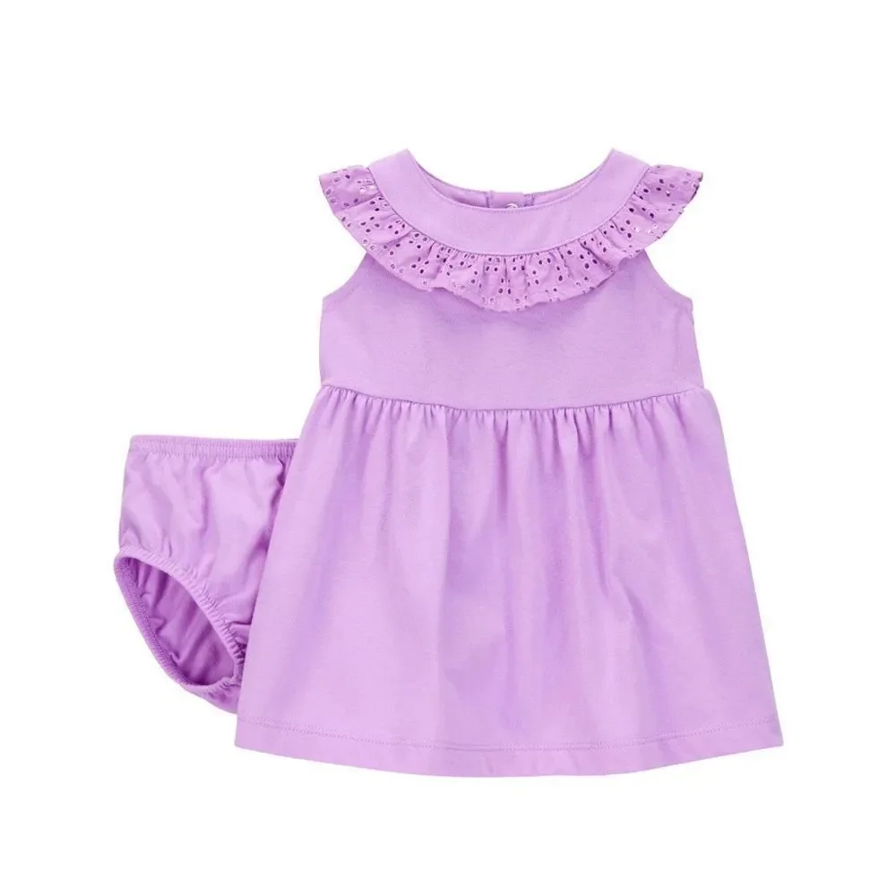 Disney Winnie The Pooh Baby Girl Romper & Summer Dresses 6-Piece Set Size 24M